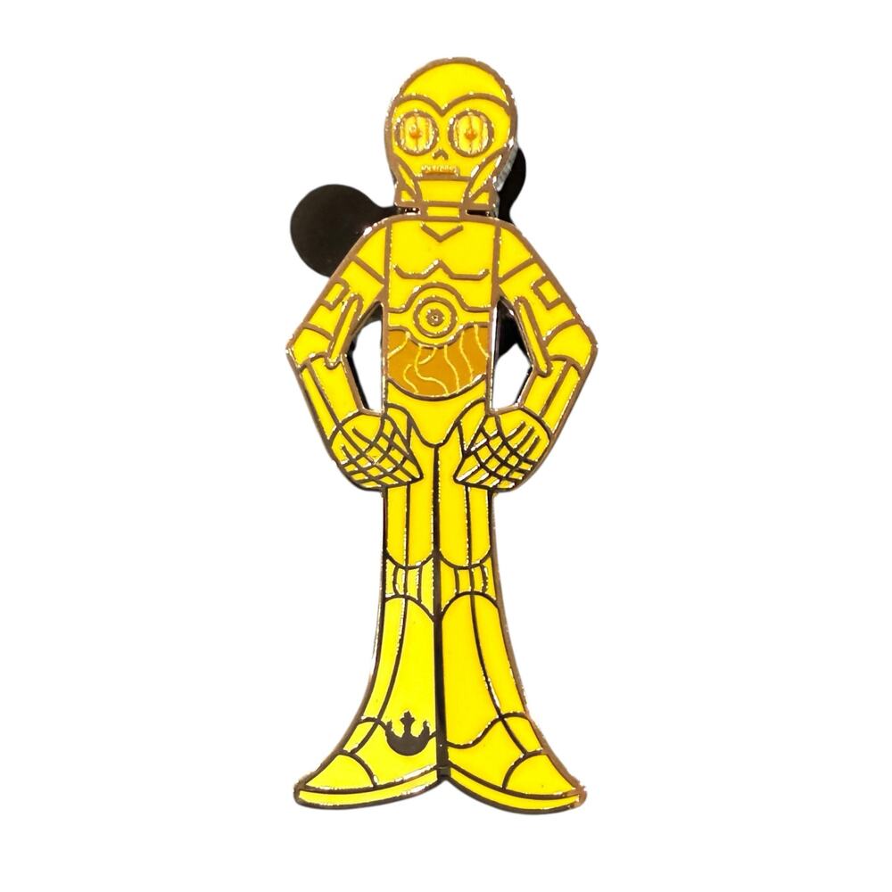 Disneyland C-3PO Hidden Disney Yellow Color Story 2025 Pin Star Wars Wave B‎ New